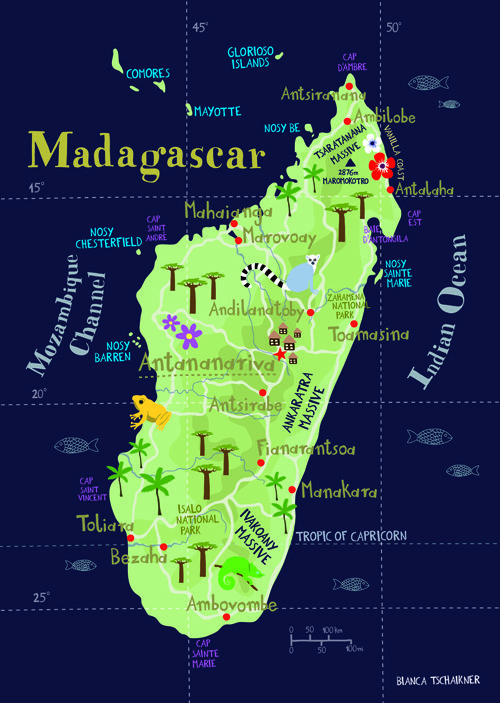 Madagascar map